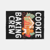 Couverture Polaire Christmas Cookie Taster Cookie Baking Crew Gingerb (Devant (Horizontal))