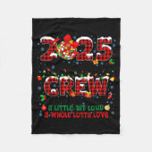 Couverture Polaire Christmas Crew 2025 Family Christmas Matching Xmas (Devant)