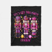 Couverture Polaire Christmas Crushing It Nutcracker - Funny Retro Ugl (Devant)