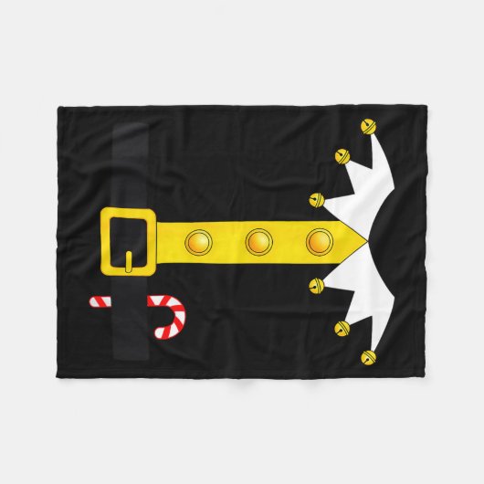 Couverture Polaire Christmas Elf Costume  (Devant (Horizontal))