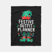 Couverture Polaire Christmas Elf Office Team Party Family Matching _1 (Devant)