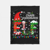 Couverture Polaire Christmas Family Matching Pajamas Chaos Coordinato (Devant)