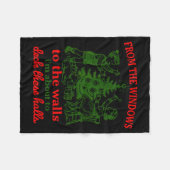 Couverture Polaire Christmas Funny From The Windows To The Walls Xmas (Devant (Horizontal))