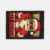 Couverture Polaire Christmas Funny Six Seven 6 7 Meme Santa Men Boys  (Devant (Horizontal))