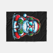 Couverture Polaire Christmas Gamer Boys Video Game Santa Xmas (Devant (Horizontal))