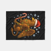 Couverture Polaire Christmas Griffin Magic Mythical Holiday Srit Long (Devant (Horizontal))