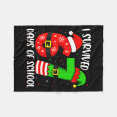 Couverture Polaire Christmas I Survived 67 Days Of School Funny Six S (Devant (Horizontal))