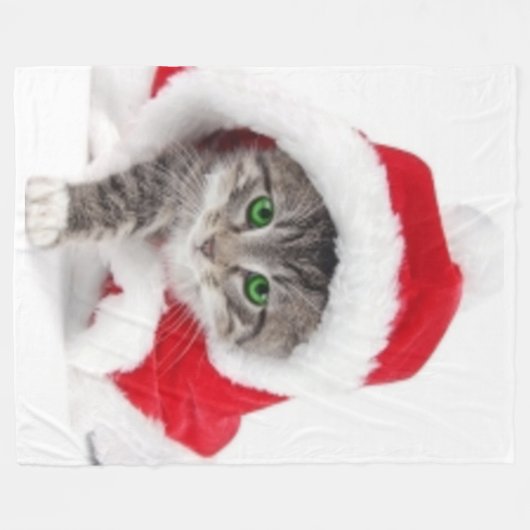 COUVERTURE POLAIRE CHRISTMAS KITTEN (Devant (Horizontal))