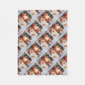 Couverture Polaire Christmas Kitten (Devant)