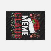 Couverture Polaire Christmas Lights Meme Claus Family Matching Xmas P (Devant (Horizontal))