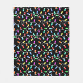 Couverture Polaire Christmas Lights Pattern (Devant)