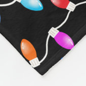 Couverture Polaire Christmas Lights Pattern (Coin)