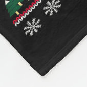 Couverture Polaire Christmas Llama Santa Hat Ugly Xmas Tree Alpaca Gi (Coin)