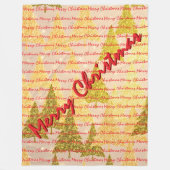 Couverture Polaire Christmas Luxury Christmas Trees Festive (Devant)