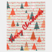 Couverture Polaire Christmas Luxury Christmas Trees Festive (Devant)