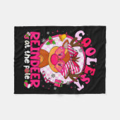 Couverture Polaire Christmas Matching Family Cutest Reindeer At The L (Devant (Horizontal))