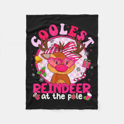 Couverture Polaire Christmas Matching Family Cutest Reindeer At The L (Devant)