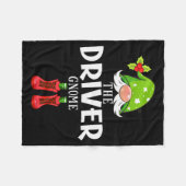 Couverture Polaire Christmas Matching Family The Driver Gnome  (Devant (Horizontal))