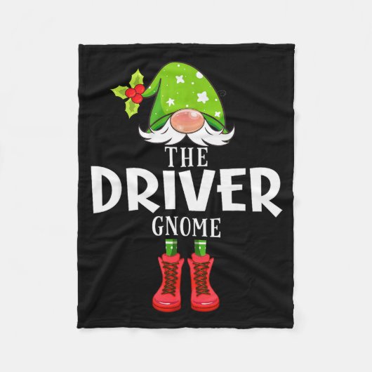 Couverture Polaire Christmas Matching Family The Driver Gnome  (Devant)