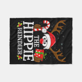 Couverture Polaire Christmas Matching The Hipe Reindeer Family (Devant (Horizontal))