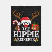Couverture Polaire Christmas Matching The Hipe Reindeer Family (Devant)