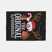 Couverture Polaire Christmas Matching The Original Reindeer Family (Devant (Horizontal))