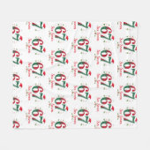 Couverture Polaire Christmas Meme Six Seven 67 6 7 Holiday (Devant (Horizontal))