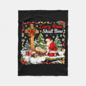 Couverture Polaire Christmas Nativity Scene Every Knee Shall Bow Sant (Devant)