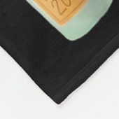 Couverture Polaire Christmas New Year Champagne Gl Coquette Bot-tle M (Coin)