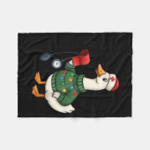 Couverture Polaire Christmas Nurse, Nurse Life, Cuff em Goose Christm (Devant (Horizontal))