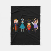 Couverture Polaire Christmas Nutcracker Ballet - Nutcracker (Devant)