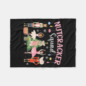 Couverture Polaire Christmas Nutcracker Squad Ballet Dance Women Kids (Devant (Horizontal))