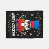 Couverture Polaire Christmas Nutcracker Whats Crackin Funny Xmas Men (Devant (Horizontal))