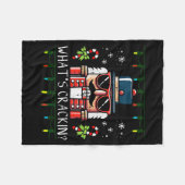 Couverture Polaire Christmas Nutcracker Whats Crackin Funny Xmas Men (Devant (Horizontal))