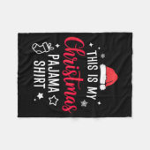 Couverture Polaire Christmas Pj Pajama Pjs (Devant (Horizontal))