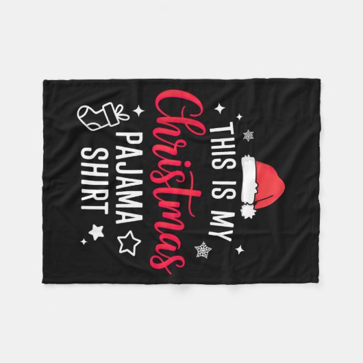 Couverture Polaire Christmas Pj Pajama Pjs (Devant (Horizontal))