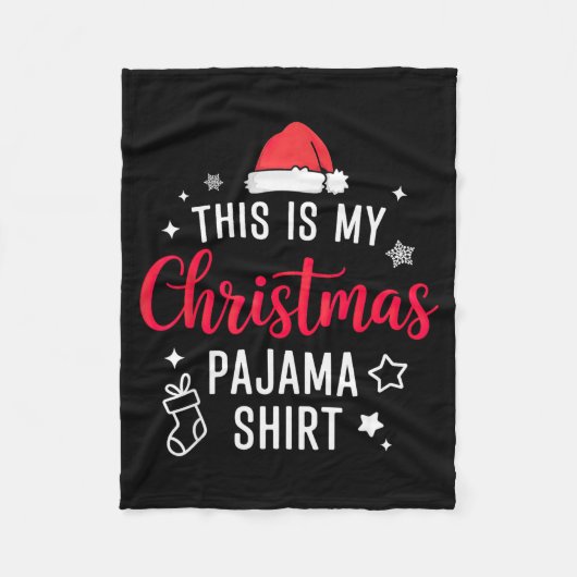 Couverture Polaire Christmas Pj Pajama Pjs (Devant)