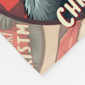 Couverture Polaire Christmas Raccoon Cocoa Cheer (Coin)