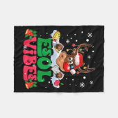 Couverture Polaire Christmas Reindeer Santa Esol Vibes Funny Teacher  (Devant (Horizontal))