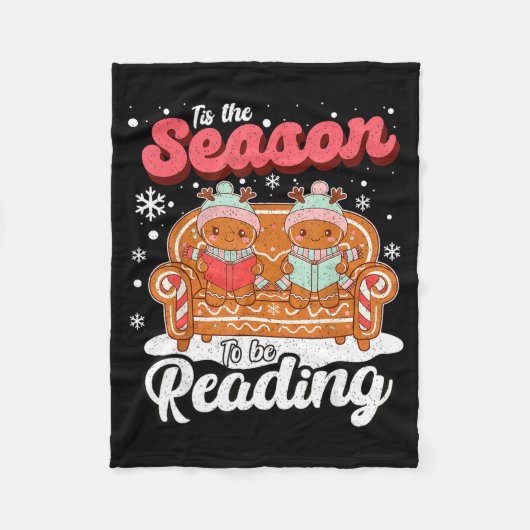 Couverture Polaire Christmas School Teacher Retro Librarian Groovy Xm (Devant)