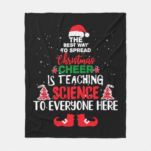Couverture Polaire Christmas Science Teachers , Funny Teachers (Devant)