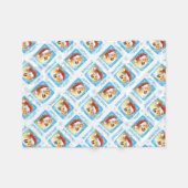 Couverture Polaire Christmas Shiba Inu (Devant (Horizontal))