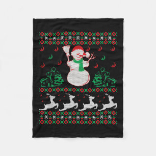 Couverture Polaire Christmas Snowman