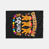 Couverture Polaire Christmas Squad Funny Xmas Gingerbread Family Matc (Devant (Horizontal))