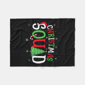 Couverture Polaire Christmas Squad Matching Family Group Santa Elf Sq (Devant (Horizontal))