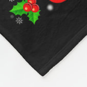 Couverture Polaire Christmas Squad Plaid Santa Snowman Elf Rudolph Xm (Coin)