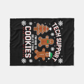 Couverture Polaire Christmas Tech Suprt Here To Delete Cookies Xmas M (Devant (Horizontal))