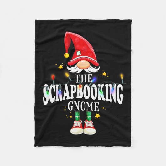Couverture Polaire Christmas The Scrapbooking Gnome X-mas Matching Pj (Devant)