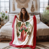 Couverture Polaire Christmas Theme Nutcracker On White