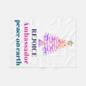 Couverture Polaire Christmas Tree (Devant (Horizontal))